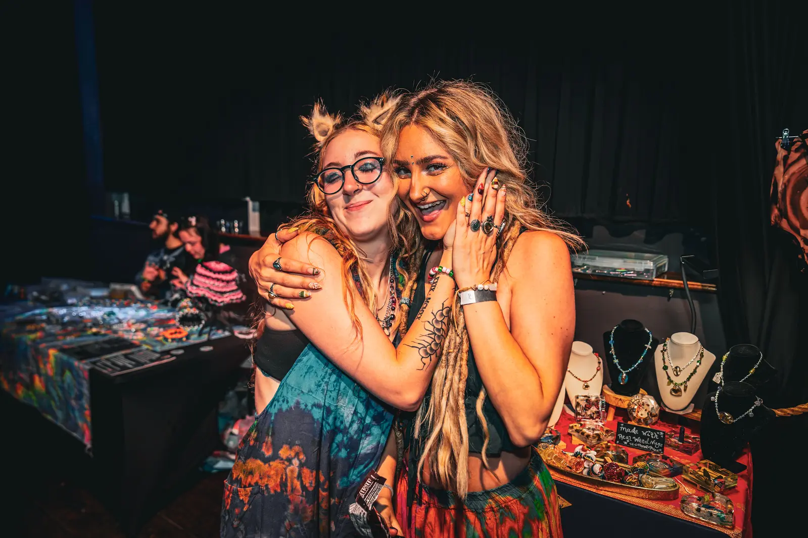 Local artists and vendors at the EDM LANC July 26 Show